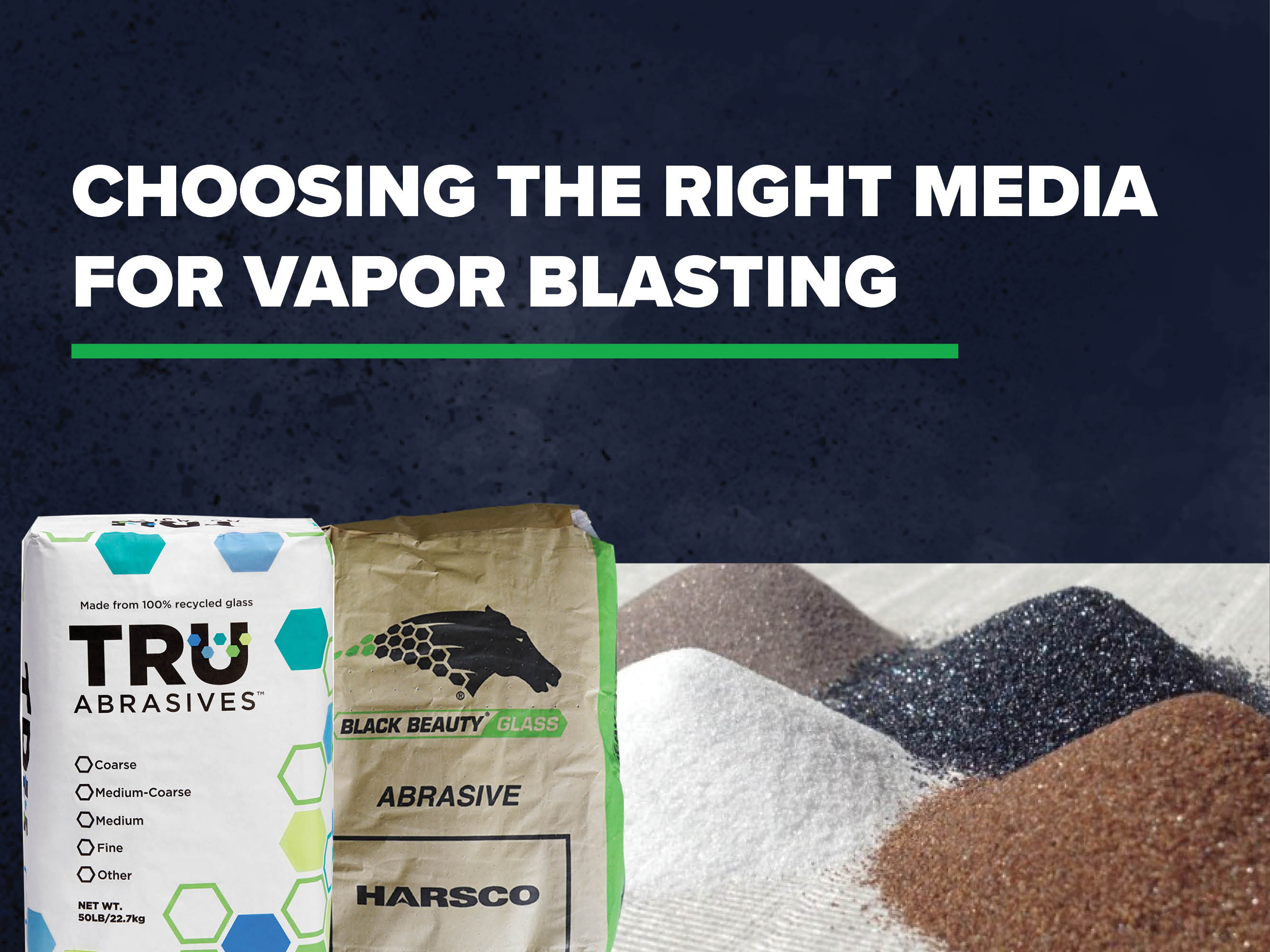 Choosing the Right Media for Vapor Blasting